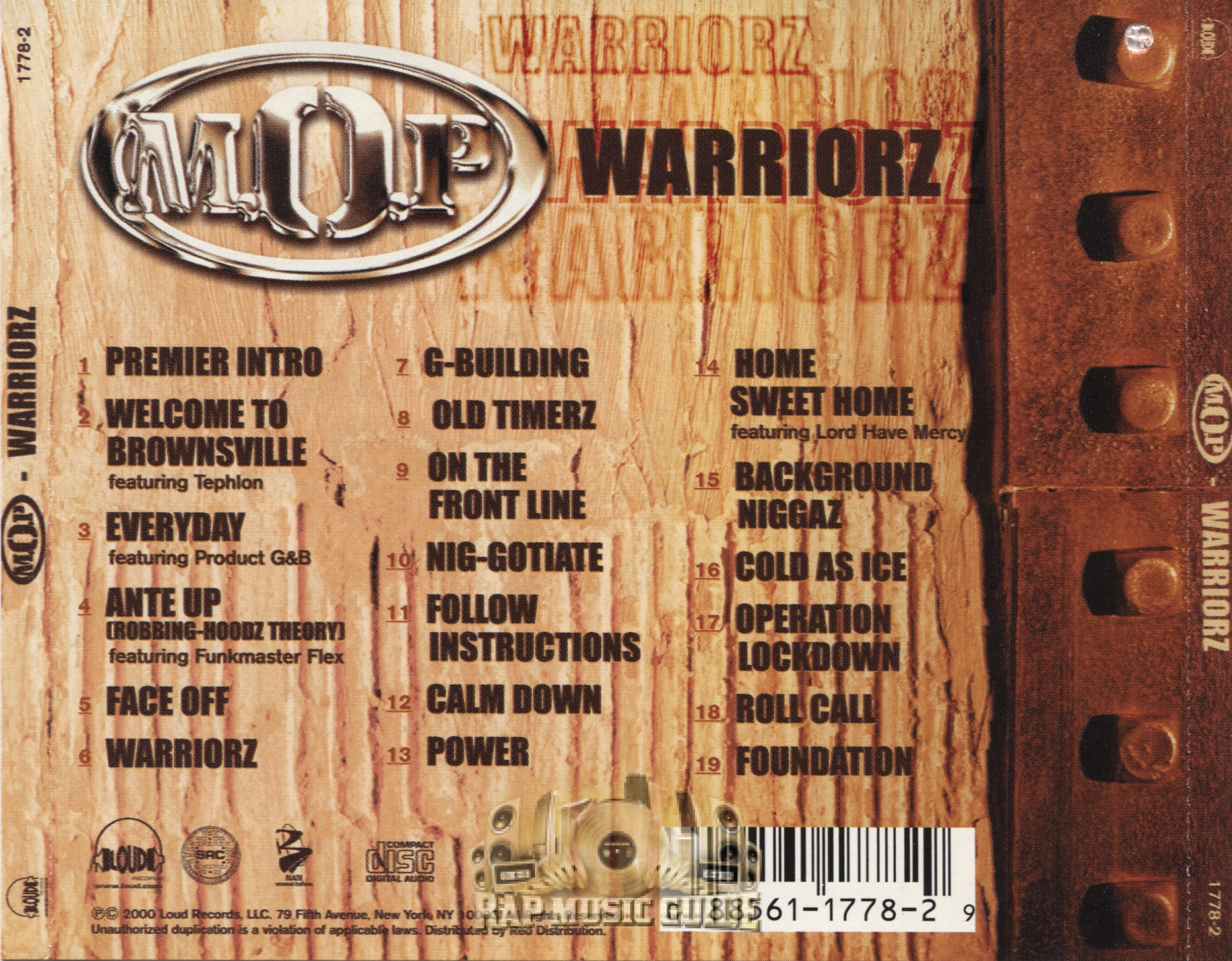 M.O.P - Warriorz: CD | Rap Music Guide